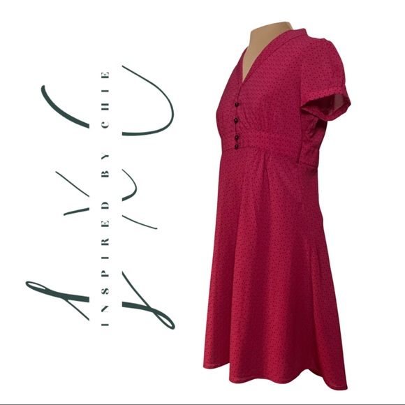 Old Navy Polka Dot A-line Dress - Picture 1 of 6